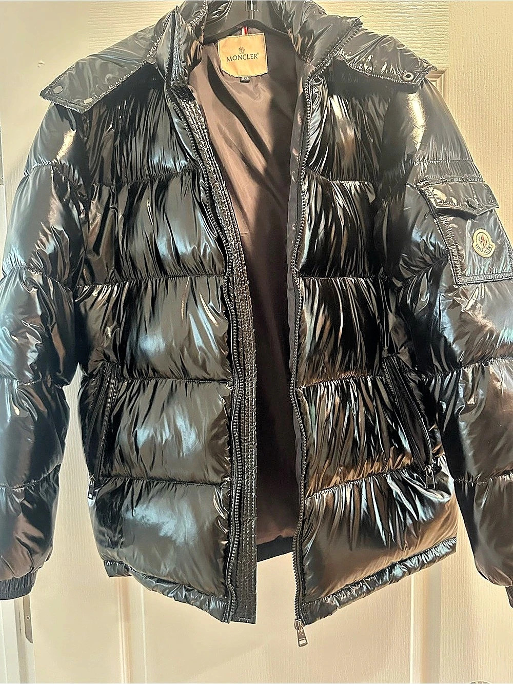 Down Jacket Black Puffer